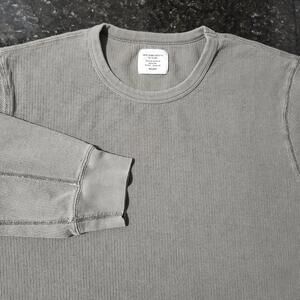 Buck Mason Vintage Thermal Surplus Tee Shirt Long Sleeve Mens XXL Skate Punk